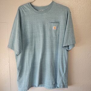 Carhartt Basic Loose Fit Short Sleeve Pocket TShirt Men 3XL Green Gorpcore U453